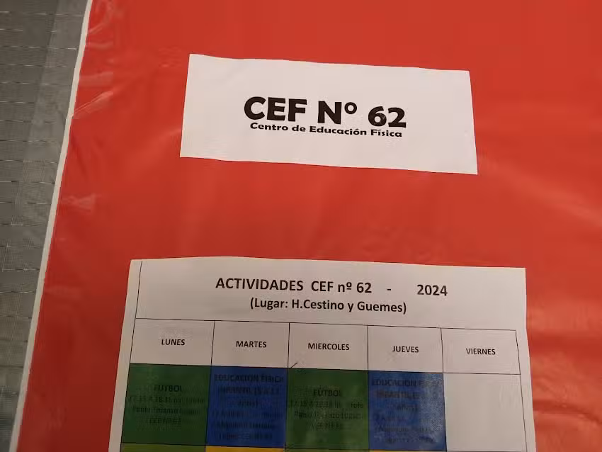 Centro De Educación Física Nº62