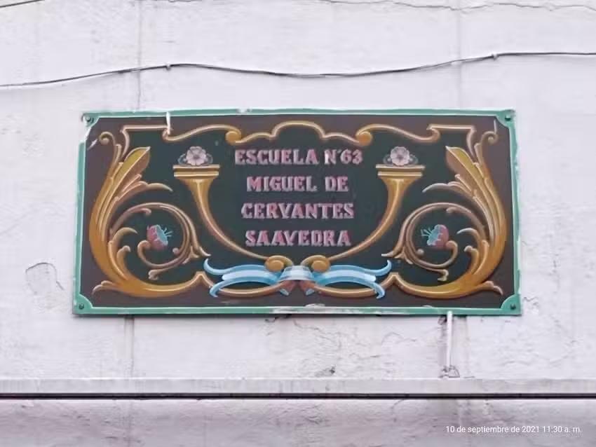 Escuela de Educacion Primaria N 63 Miguel de Cervantes Saavedra