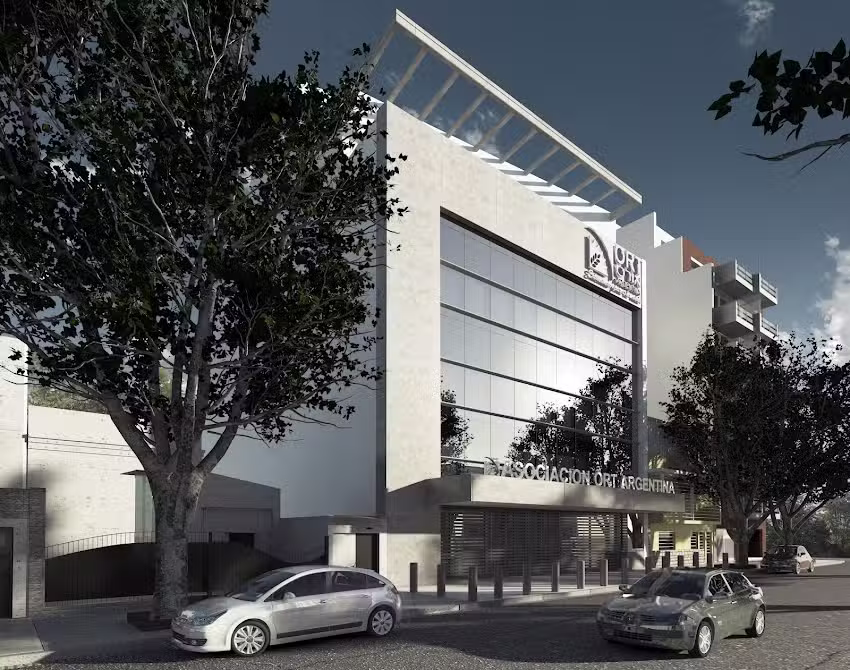 Escuela Ort sede Belgrano entrada Montañeses