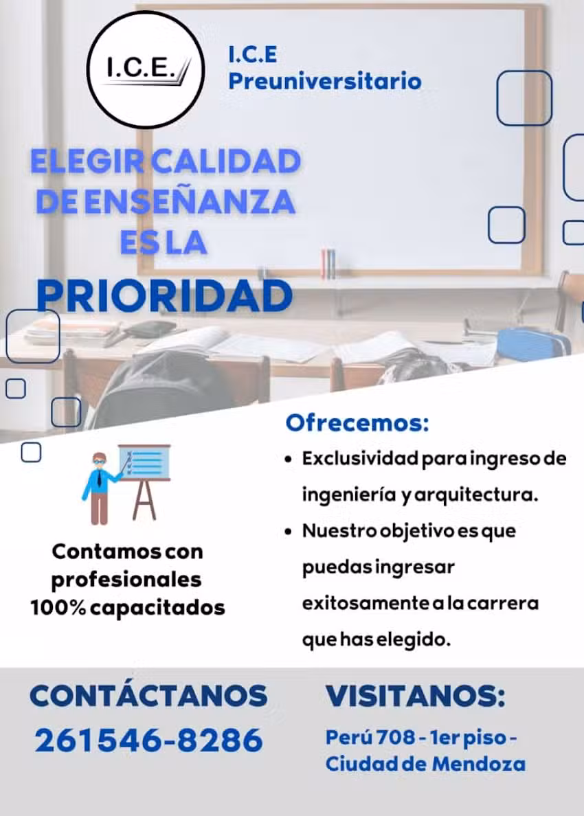Ice Preuniversitario de Ingeniería y Arquitectura