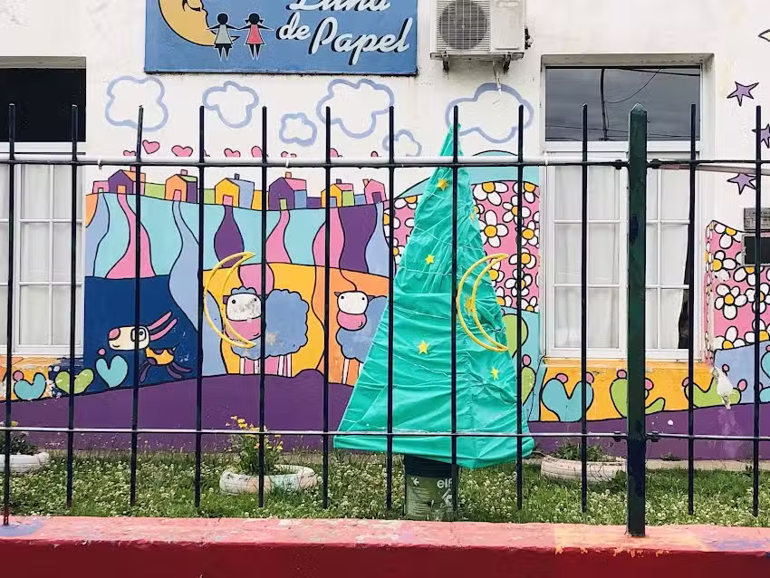 Jardin luna de papel