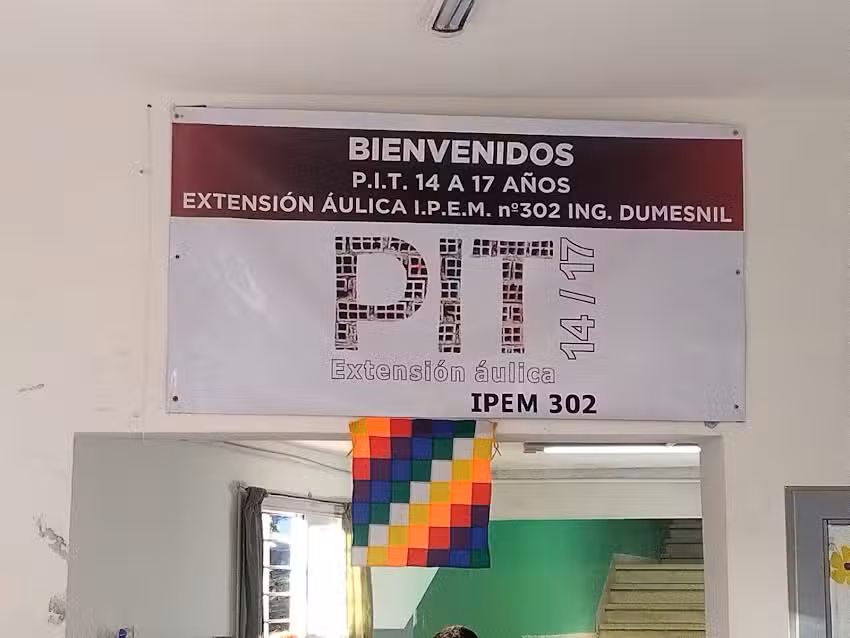 Pit 14 17 programa de inclusión y terminalidad educativa extensión aulica Ipem Nro302
