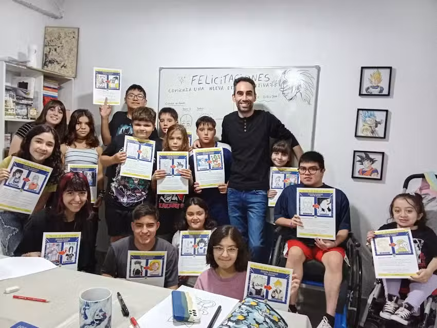 Taller de Dibujo Manga y Anime en La Tablada Dami Díaz